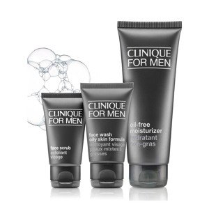 Clinique For Men Skincare Essentials Gift Set For Oily Skin Types